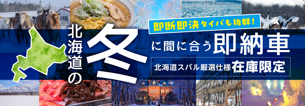 北海道の冬に間に合う即納車