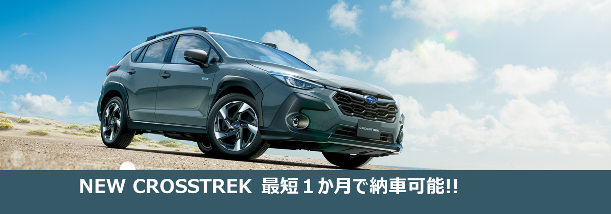 新型クロストレック 最短1ヶ月で納車可能！！